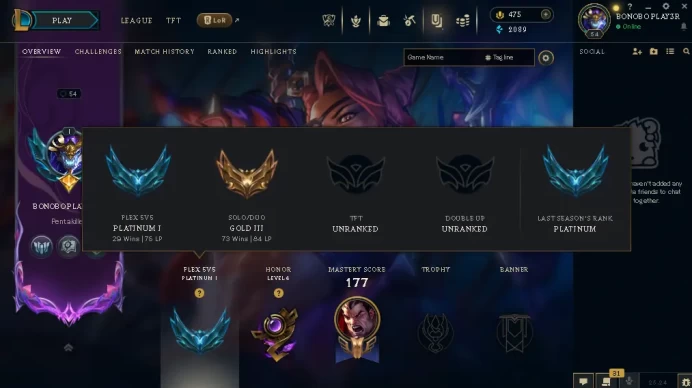 EUW / GOLD 3 / FLEX PLAT 1 / 82 Champ / 45 Good skins(1 Ultimate, 3 Mythic, 3 Legendary, 21 Epic) / 2K BE /HONOR 4 /HANDMADE  FULL ACCES / CHEAP