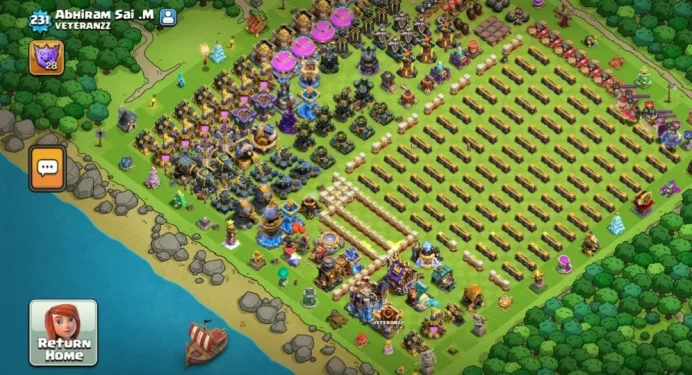 Clash of Clans (Android/ios) SC ID- [Big Sale] TH 18 - Level 231- Heroes(73/63/68/70/54) - Build 10- Cheapest price