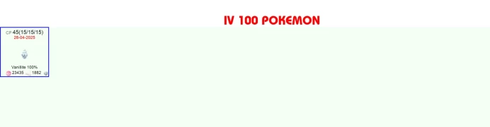 #0403 Level 58, 185 Pokemon, 143 Shiny, 0 Legend, 1 IV 100, 0 Shiny Legend, 0 Shadow Legend