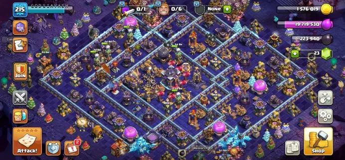 TH 15 Full Max, 3 Equipment Epic, 38 Hero Skin, 4 Skin Map, Wall Max, Defense Max, Builder Hall Max