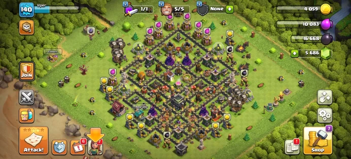 [Code 8684] Th9 XP 140  / 1500 War Star / Full Max