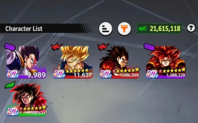 B11-IOS+Android-5 UL(SS4 Goku+SS4 Vegeta+SS4 Gogeta)+12 Legends Limited+Equipment+Team GT+Super Baby 2+Super 17+SS Gohan