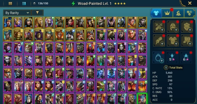 Starter acc with Cardiel : 83k energy / 54 mln coins / Bivald, Arix, Ninja + 18 Login Legendaries / Geomancer, Ursala
