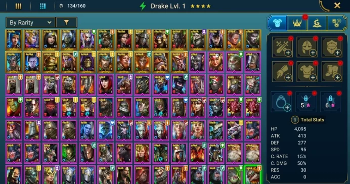 Starter acc with Gnut : 87k energy / 53 mln coins / Yannica, Saito, Nari, Arix, Ninja + 19 Login Legendaries / Fenax, Skraank