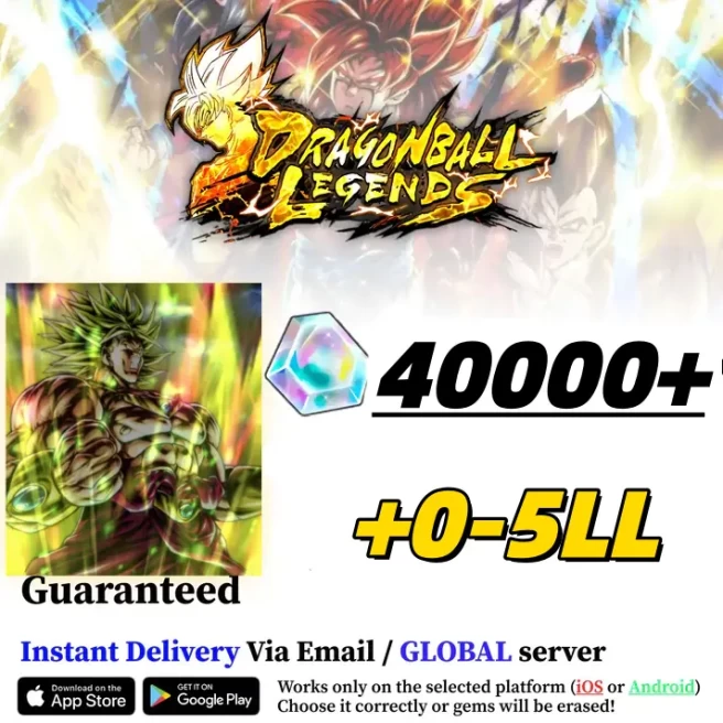 Global[Android only] ULULSuper Saiyan Broly +40000-45000 Chrono Crystal| The plot has been completed |Dragon Ball Legend |