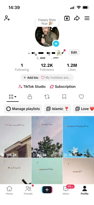 Instanly Delivery/ Germany Monetized 12K Followers+1.2M Likes Account/ Creator Rewards Program Activated/ Live Stream/ Full Access