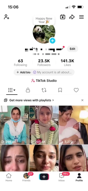 Instanly Delivery/ Germany Monetized 23K Real Followers+140K Real Likes Account/ Creator Rewards Program Activated/ Live Stream/ Full Access