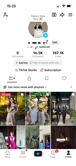 Instanly Delivery/ France Monetized 16K Followers+180K Likes Account/ Creator Rewards Program Activated/ Live Stream/ Full Access