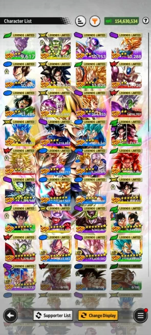 Team Future+Vip Equipment+ UL Zamasu 8S+UL Rose Goku Black 12S+ 33 LF (new Gogeta+Fusion Zamasu+New janemba+Vegito+Goku Black)Zenkais 25 (D81)
