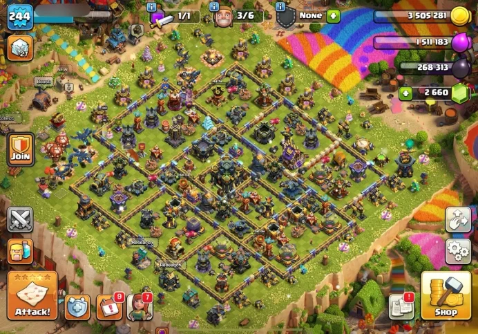 [ FULL ACCESS ] INSTANT DELIVERY - 3K GEMS - DEFS MAX - TH:17 - Lvl:244 - BK:92 - AQ:100 - PC:74 - GW:75 - RC:47 -BEST SELECT