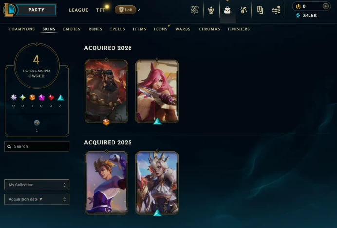 [EUW] Season 15 | Silver 3 %58.3 WR (JG) | 4 Skins | 34.5K BE | Honor 2 | 35 Champs | CHANGEABLE E-MAIL Wins: 21 Losses: 15