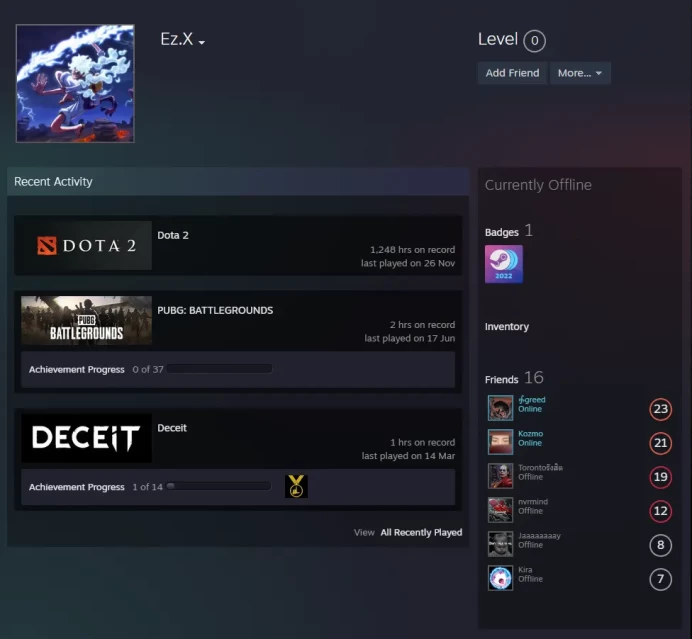 Dota 2 1248 hours-previous rank Crusader 5 (2168MMR)7998 behavior