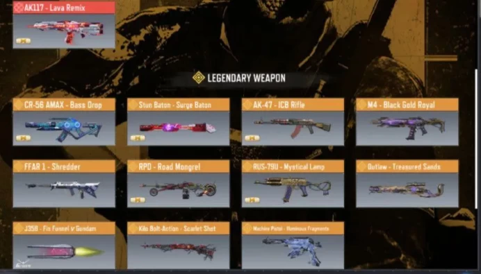 iOS Android - Level 274 - Rank Grand Master - AK117 Lava - 1 Mytich - 11 Legendery - 140 Epic - Code936