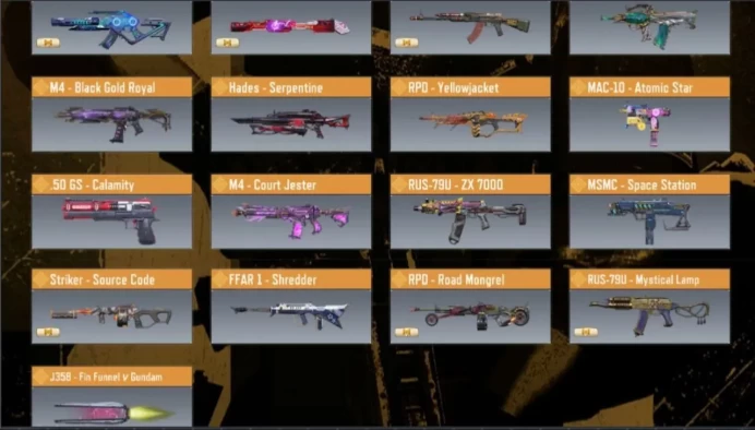 iOS Android - Level 400 - 4 Mytich - AK-47 Radiance , AK 117 Grim Ending , Spectre - 18 Legendery - 359 Epic - Code937