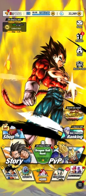B7-Android-3 UL SS4 Vegeta Full Red Star+22.200 Chrono Crytal+SS4 Gogeta+SS4 Goku+SS4 Goku and Vegeta+Soul+Team GT+Event Farm CC