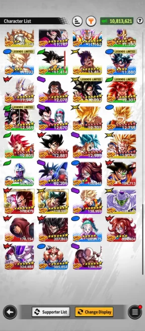 B7-Android-3 UL SS4 Vegeta Full Red Star+22.200 Chrono Crytal+SS4 Gogeta+SS4 Goku+SS4 Goku and Vegeta+Soul+Team GT+Event Farm CC