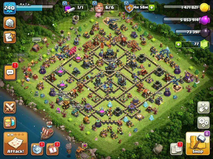 Th 17 max/Hero(94.100.73.71.38) wall 18( max) Defend max/ level 240/Lifetime warranty(C2002)