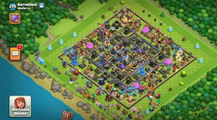 Clash of Clans (Android/ios) SC ID- [Big Sale] TH 18 - Level 235- Heroes(101/105/90/75/50) - Build 10- Cheapest price