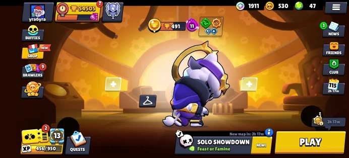 [Code 8725] Level 215 / 54k Trophy + 76 Brawler Max / 279 Skins  / Very Cheap