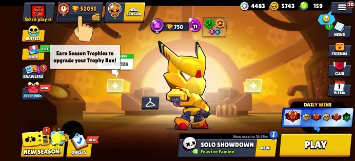 [Code 8726] Level 270 / 52k Trophy + 110 Skins / Very Cheap