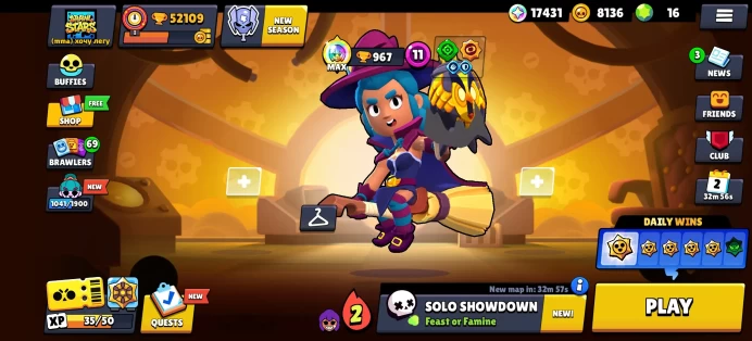 [Code 8731] Level 204 / 52k Trophy + 240 Skins / Very Cheap