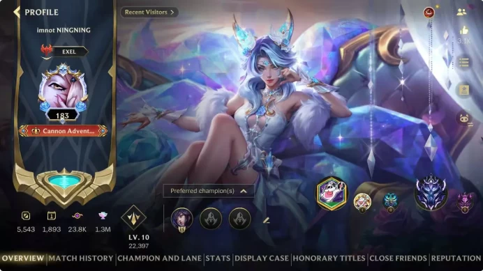 (S12)EU | 104 SKINS | Mythical Skins 1 | 16 Legendary | 44 Epic | 132 CHAMPIONS |
