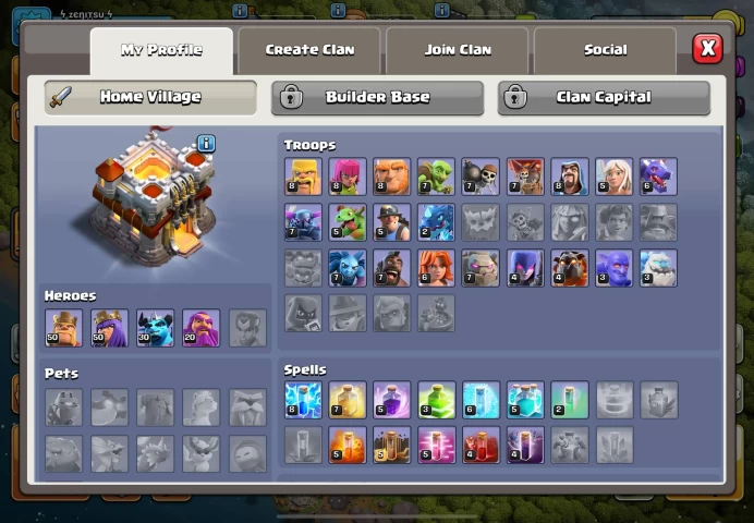 Th11 Full Max 100% Everything || FULL MAX TH11 || Free Name Change , Nice Magic Items || Both Android and iOS || Instant Delivery
