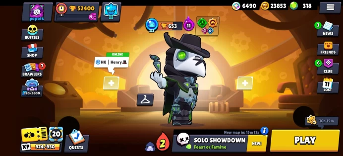 [Code 8740] Level 156 / 52k Trophy + 278 Skins / Very Cheap