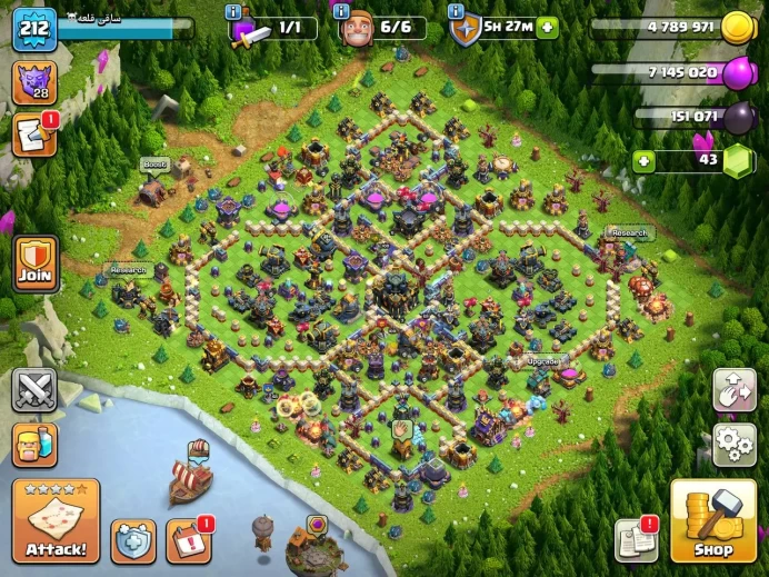 Th 17 max/Hero(100.100.66.69.48) wall 16.17/ Defend max/ level 212Limited warranty(C2045)