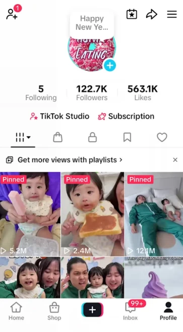 USA Monetized Account/ 122K Real Followers+563K Real Likes/ Creator Rewards Program Activated/ Tiktok Shop For Creator/ Full Access