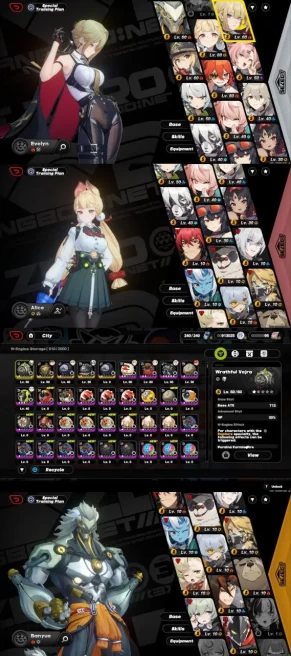 All Platform - EU - Level54 - 23 Character 10 5'Star - 5 Engine 5'Star - 5 Bangboo 5'Star - Alice - Banyue - Evelyn - Zhao - Soldier 11 - cod969