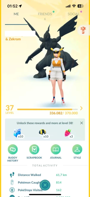 Level 37, 7 Shiny, 50 Legend, 1 IV 100, Shiny Dialga