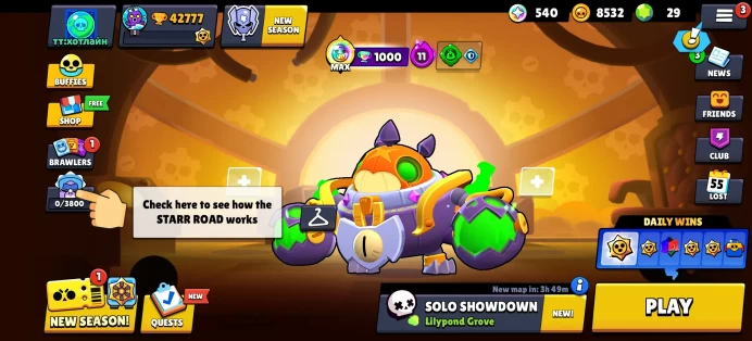 [Code 8780] Level 164 / 42k Trophy + 257 Skins / Very Cheap