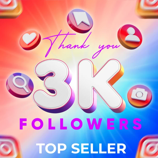 [ 3 000| 3K Follower Guaranteed + Refill ] + TOP Bonus |Fast delivery