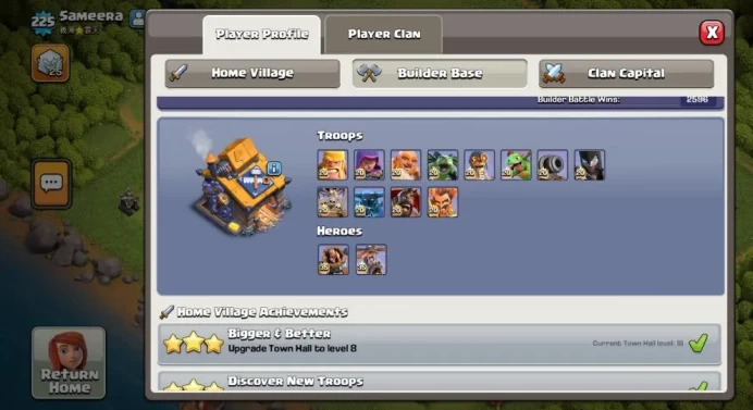 Clash of Clans (Android/ios) SC ID- [Big Sale] TH 18 - Level 225- Heroes(72/73/66/75/47) - Build 10- Cheapest price