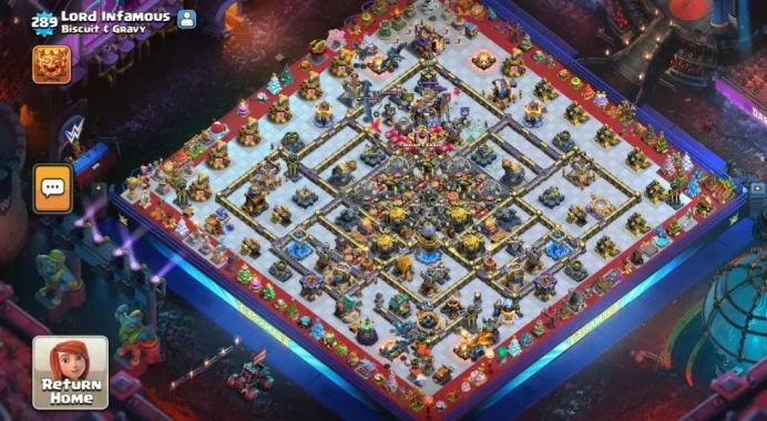Clash of Clans (Android/ios) SC ID- [Big Sale] TH 18 - Level 289- Heroes(101/105/92/76/52) - Build 10- Cheapest price