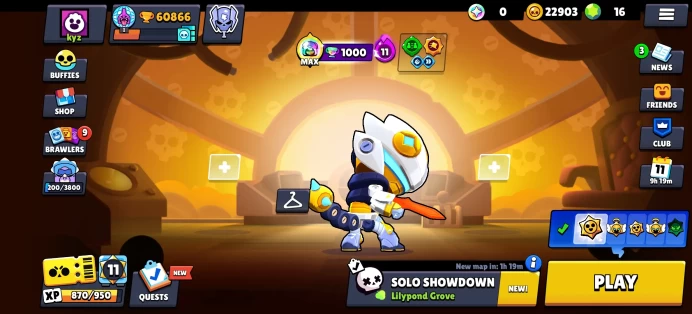 [Code 8788] Level 233 / 60k Trophy + 257 Skins / Very Cheap