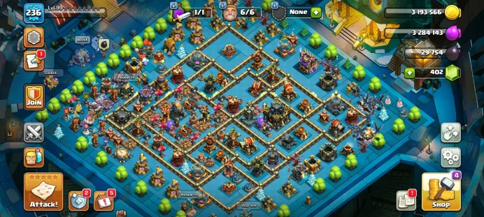MAX EQUIPMENT | MAX WALLS | MAX HERO | 2418 WAR STARS | LOTS OF MAGIC ITEMS WAR STARS MAGIC ITEMS EQUIPMENT EPIC HERO SKIN GEMS