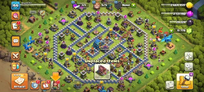 [Code 8797] Th12 XP 166 / 15k Gems + Semi Max / Very Cheap
