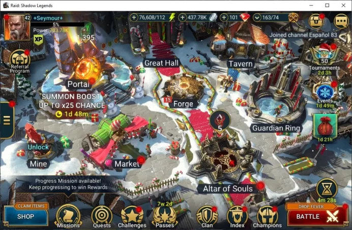Lv42 703K Power|1 Mythical(Galathir)22 Legendary(Ninja,Taras,Gnut,Hilvi,Artak,Etc)+76,6K Energy|Check SS(RSL1142)