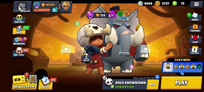 [Code 8819] Level 183 / 45k Trophy + 137 Skins / Very Cheap