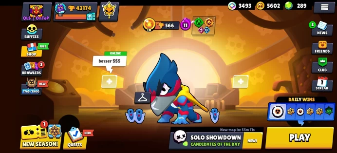 [Code 8821] Level 191 / 43k Trophy + 165 Skins / Very Cheap