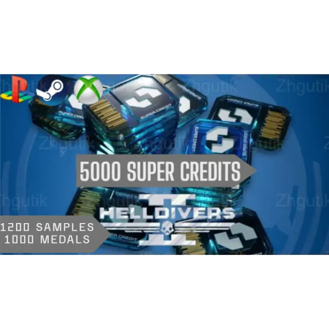5000 SUPER CREDITS  // FREE 1200 SAMPLES  // 1000 MEDALS  // XP //  ALL Platform