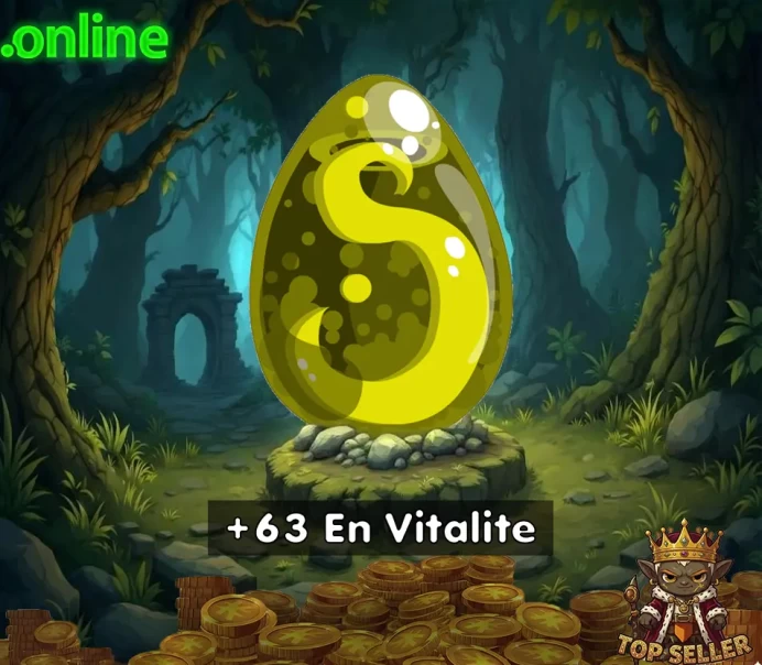 Allisteria>[ Dofus Emeraude +63 En Vitalite ] + TOP Bonus ( Best deal )