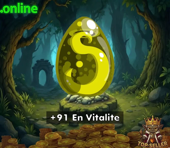 Allisteria>[ Dofus Emeraude +91 En Vitalite ] + TOP Bonus ( Best deal )