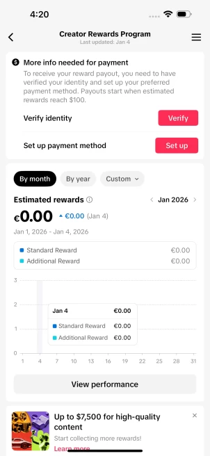 100% Monetized Germany Account Creator Rewards Program (Active) | 11k Real Followers 109k Likes | Real Screenshots + Full Access + Good Standing