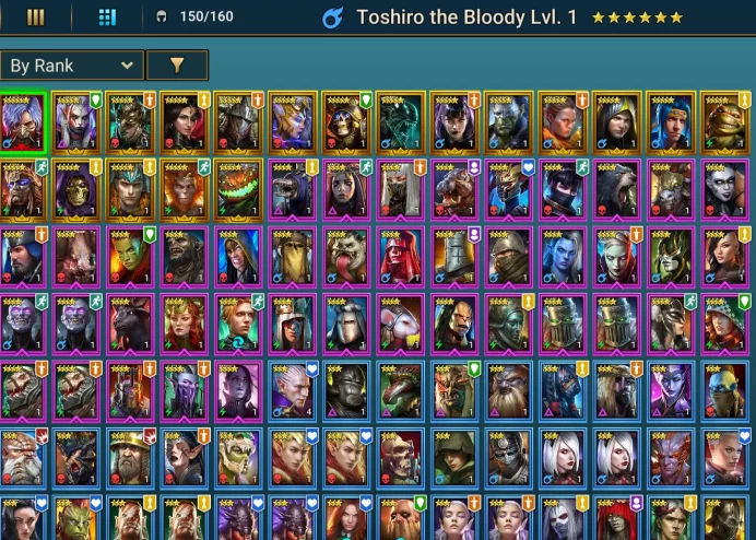 Mythical Toshiro the Bloody//Ninja. 17 legendary. 4000 gems