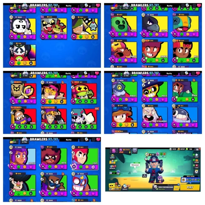 70 MAX | 63 HYPER | 78K Trophy | 30K POINT | 406 SKINS | 107 EPIC SKINS | 10 LEGENDRY SKINS - B 147