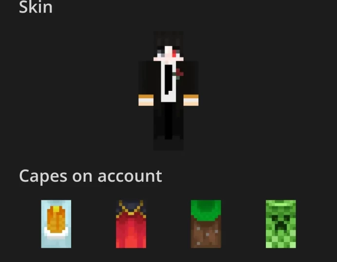 [Code 8841] Java + Bedrock Edition / 4 Cape + Level 82 Hypixel / Pan, Migrator, Common, 15th Anniversary | Can Change Nickname
