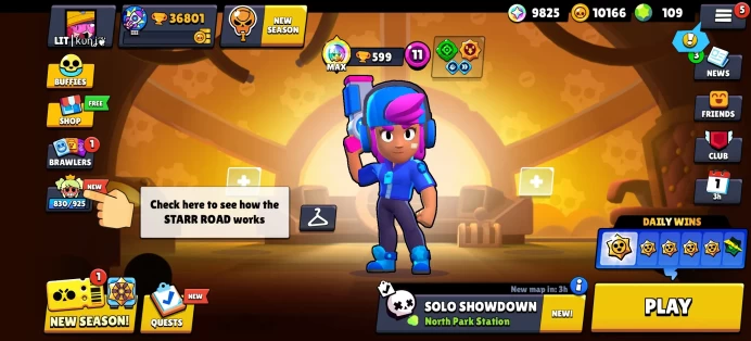 [Code 8848] Level 387 / 36k Trophy + Shelly Star / High Level + Old Skins / Very Cheap